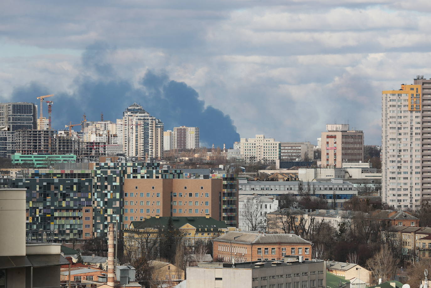 Fotos: El cuarto día de guerra en Ucrania, en imágenes