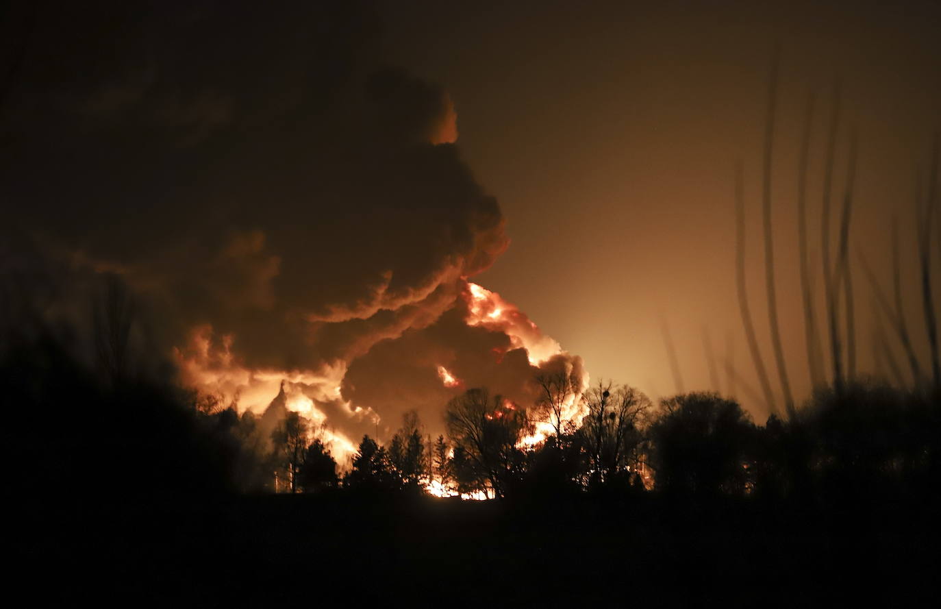 Fotos: El cuarto día de guerra en Ucrania, en imágenes