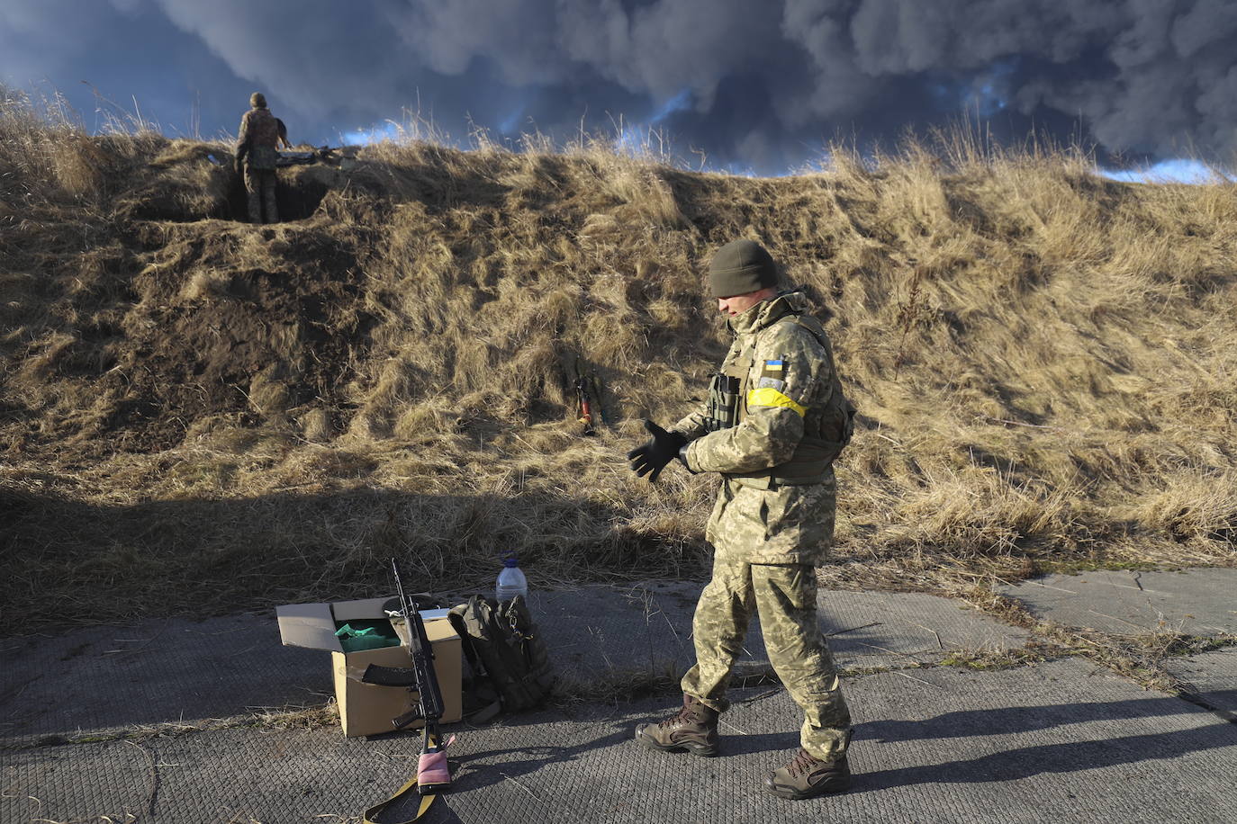 Fotos: El cuarto día de guerra en Ucrania, en imágenes