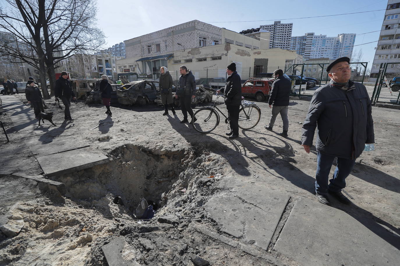 Fotos: El quinto día de invasión rusa a Ucrania, en imágenes