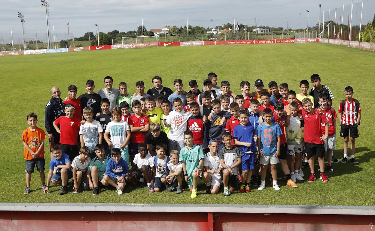 Menores que participaron en el campus de Mareo en el año 2019