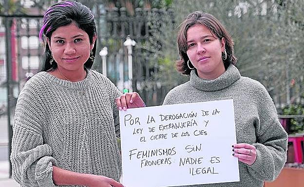 Mel Olascuaga y Raquel Díaz, de AMA Asturies. Fotos: carolina santos