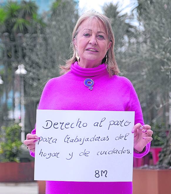 Blanca Cañedo, de la Plataforma Feminista d'Asturies.