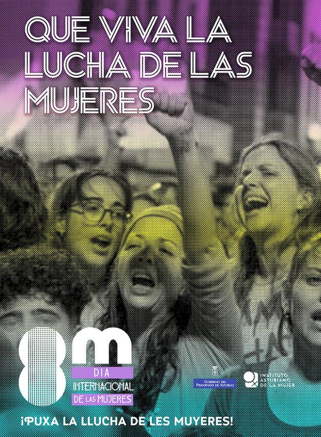 Cartel del 8M, Día Internacional de la Mujer.