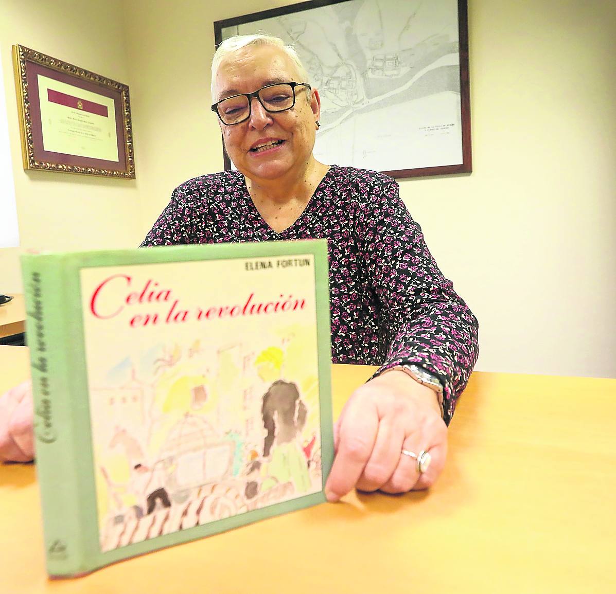 Historiadora. Pepa Sanz creció leyendo la saga de libros de Celia que Elena Fortún escribió y con la que se sentía identificada. marieta