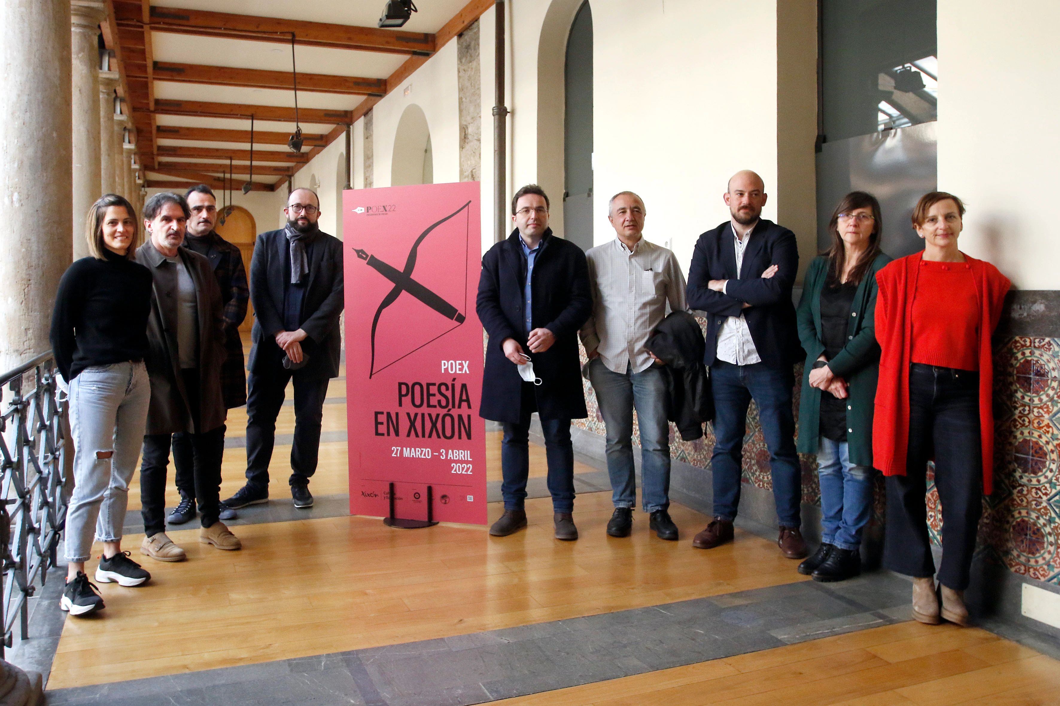 Presentación de Poex 2022 en el Antiguo Instituto de Gijón.