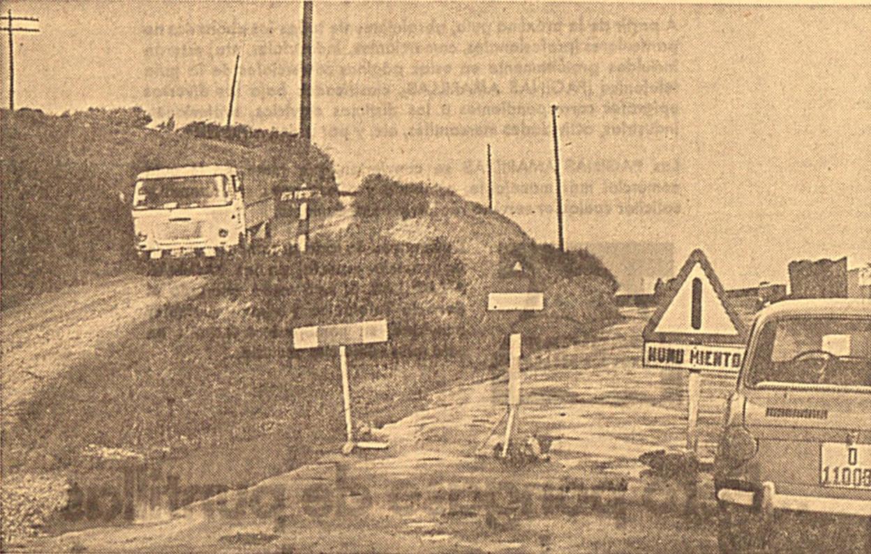 El estado de la carretera Gijón-Candás, retratado por Vegafer.