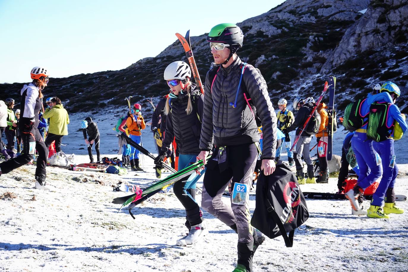 La carrera de esquí de montaña reúne este fin de semana a 120 participantes de toda España y Europa en el macizo de Andara, en los Picos