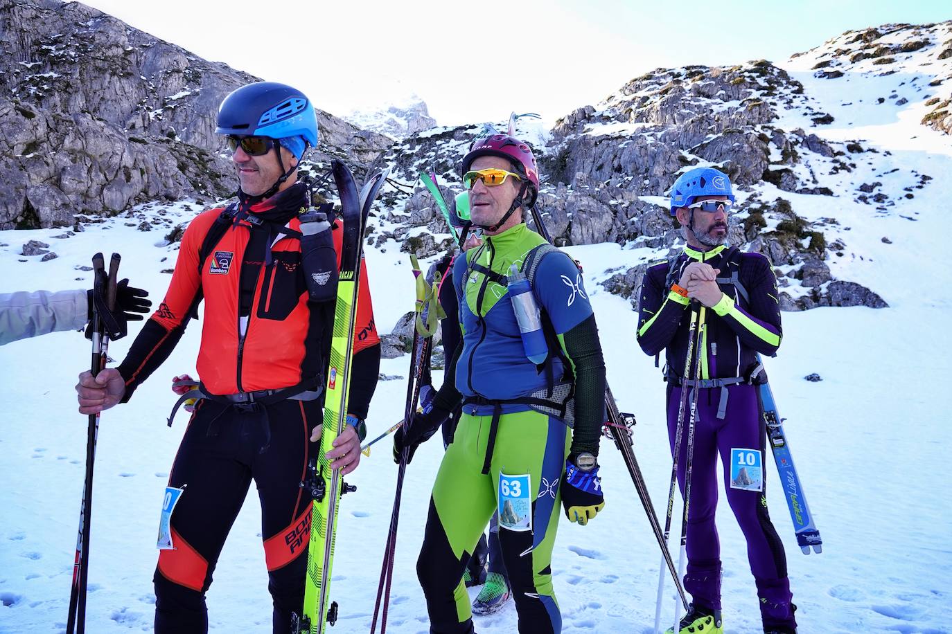 La carrera de esquí de montaña reúne este fin de semana a 120 participantes de toda España y Europa en el macizo de Andara, en los Picos