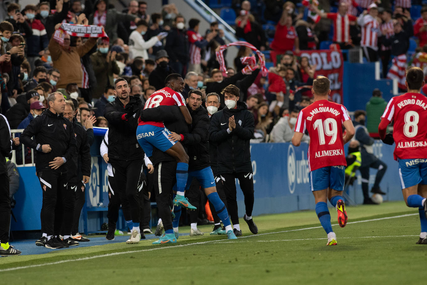 Fotos: Las mejores imágenes del Leganés - Sporting