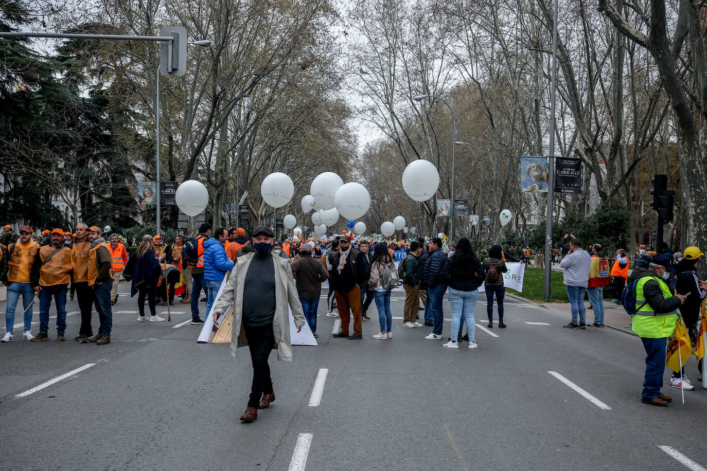 Decenas de miles de personas han tomado las calles de Madrid en una petición desesperada de auxilio al Gobierno por su supervivencia.