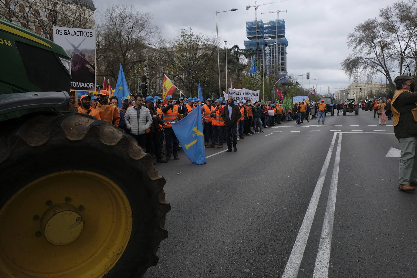 Decenas de miles de personas han tomado las calles de Madrid en una petición desesperada de auxilio al Gobierno por su supervivencia.