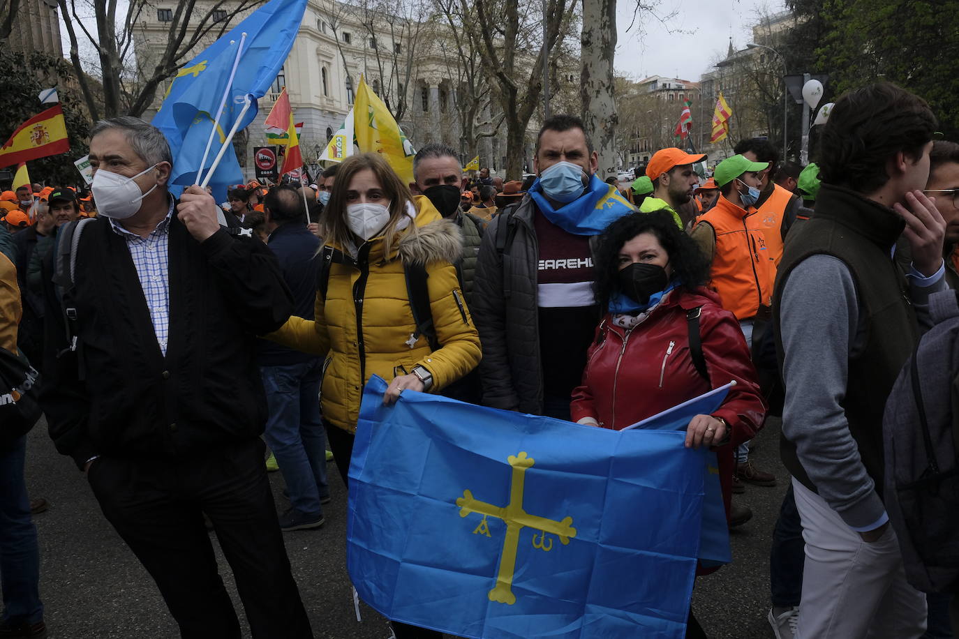 Decenas de miles de personas han tomado las calles de Madrid en una petición desesperada de auxilio al Gobierno por su supervivencia.