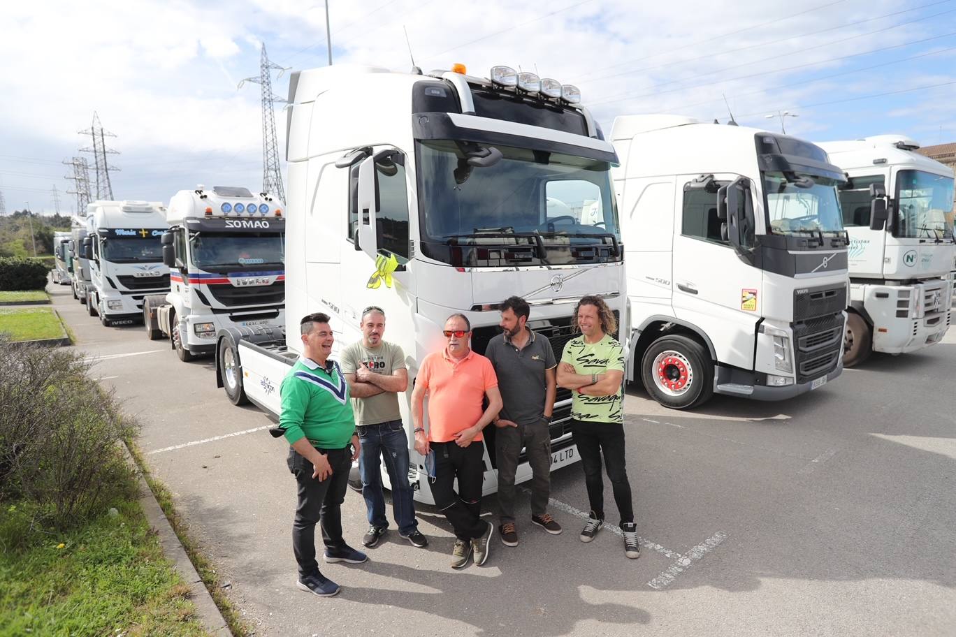 Fotos: Cientos de camiones colapsan el tráfico en la &#039;Y&#039;