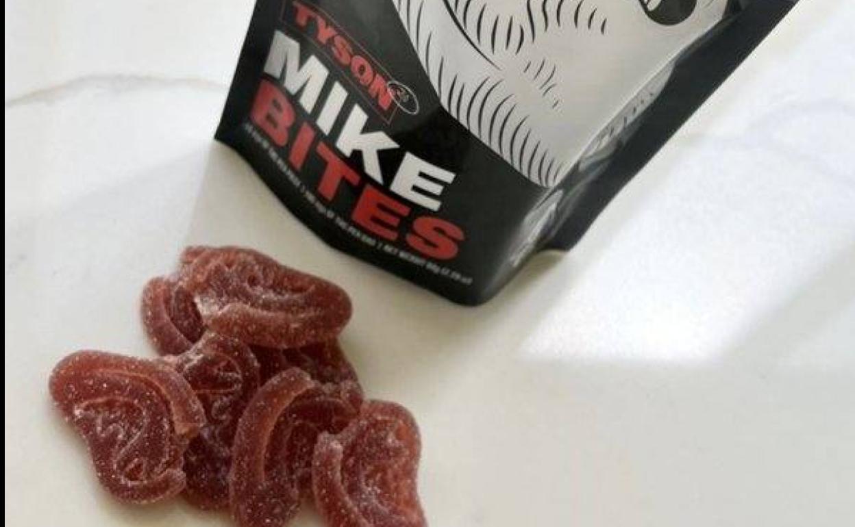 Las gominolas de cannabis 'Mike Bites', de la empresa de Tyson.