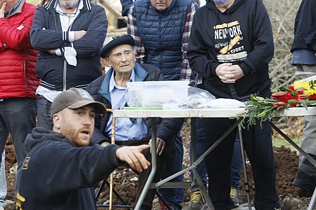 Sabino Fernández Fernández, durante el acto.