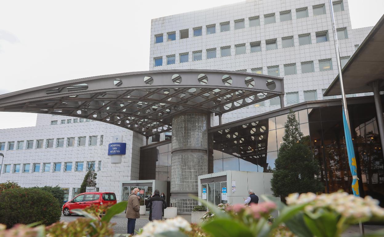 Hospital San Agustín, en Avilés. 