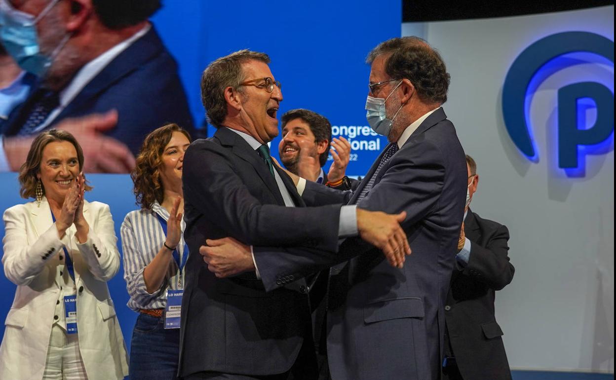 Mariano Rajoy y Alberto Núñez-Feijóo.