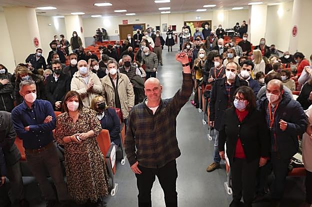 Monchu García llama a la unidad del PSOE de Gijón tras ser elegido nuevo secretario general