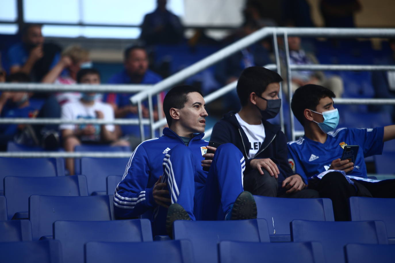 El conjunto azul se llevó la victoria en el Carlos Tartiere gracias a un gol de Bastón.