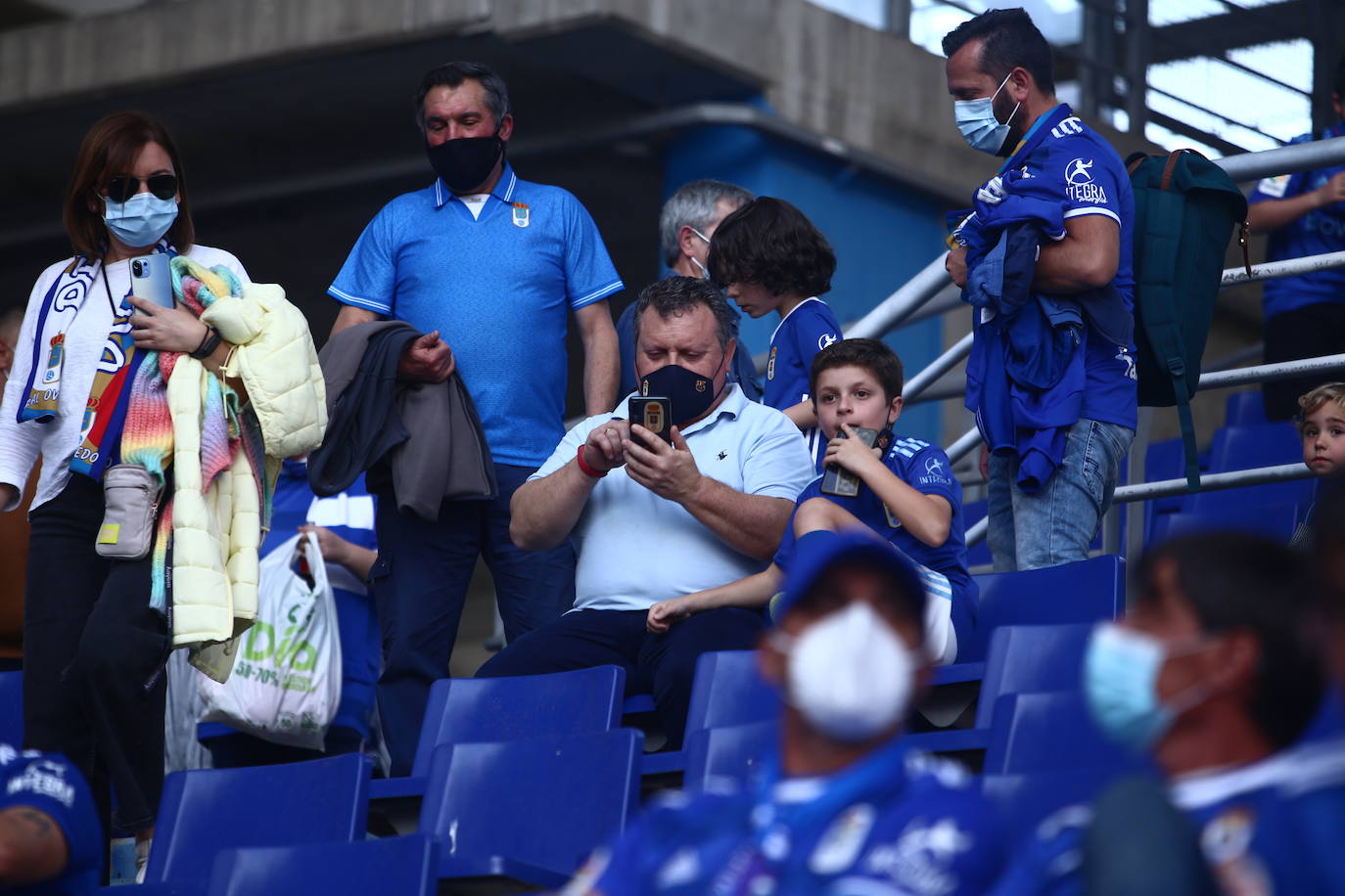 El conjunto azul se llevó la victoria en el Carlos Tartiere gracias a un gol de Bastón.