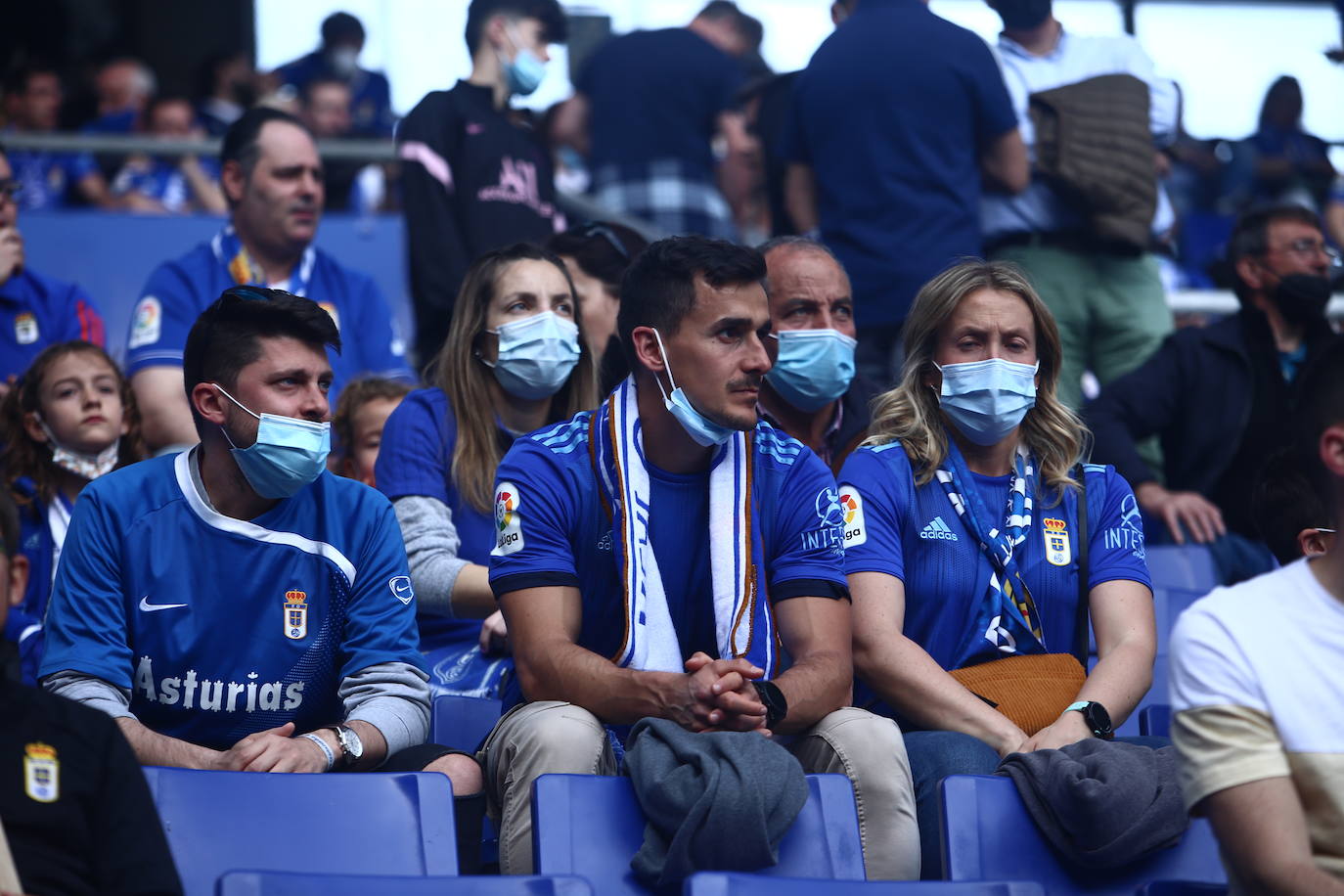 El conjunto azul se llevó la victoria en el Carlos Tartiere gracias a un gol de Bastón.