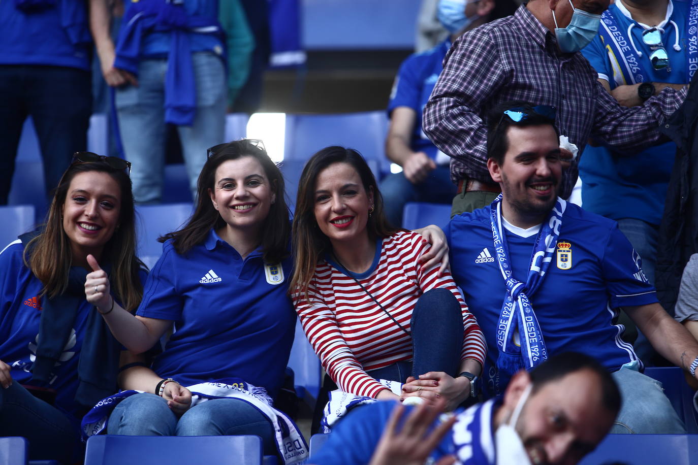 El conjunto azul se llevó la victoria en el Carlos Tartiere gracias a un gol de Bastón.