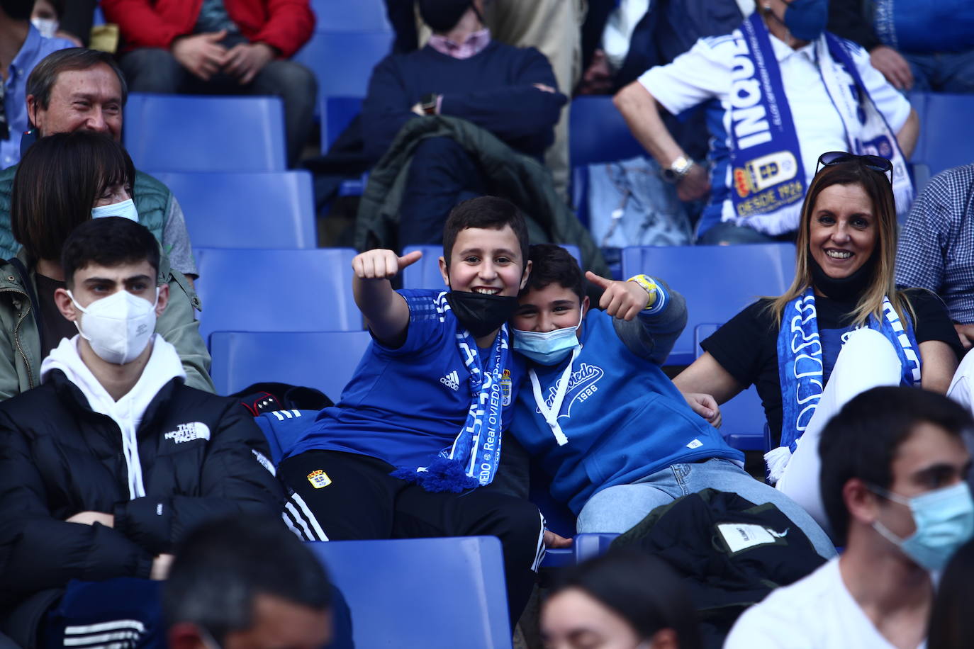 El conjunto azul se llevó la victoria en el Carlos Tartiere gracias a un gol de Bastón.