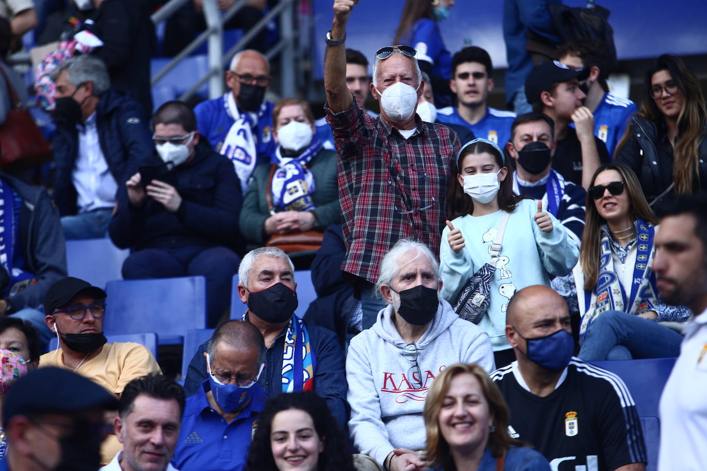 El conjunto azul se llevó la victoria en el Carlos Tartiere gracias a un gol de Bastón.