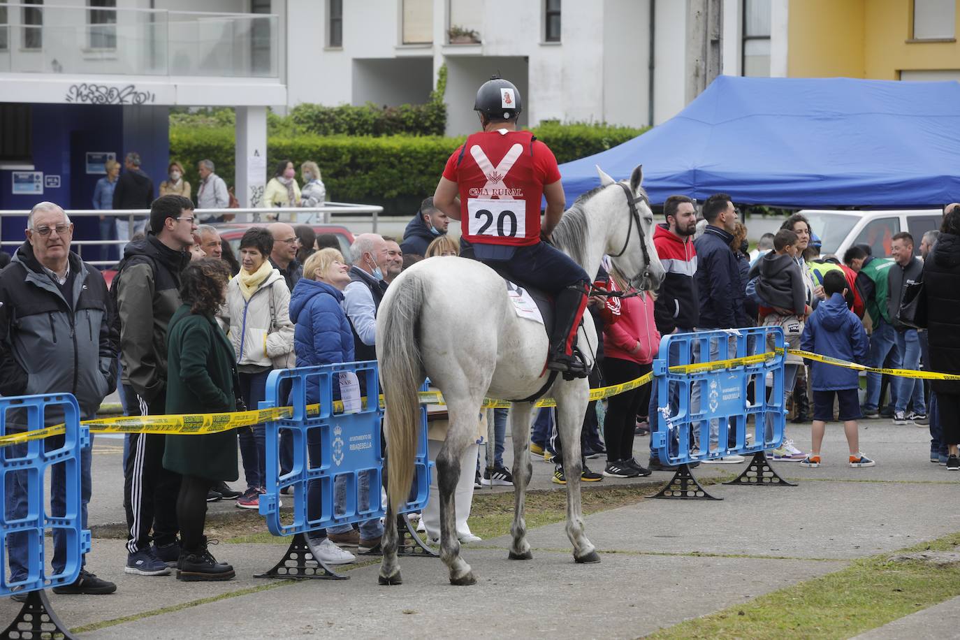 Tras dos años de parón debido a la pandemia, la playa riosellana de Santa Marina vuelve a ser el escenario de la 31 edición de las Carreras de Caballos. Las dos competiciones ecuestres que se celebran este viernes y el sábado cuentan con la participación de más de una treintena de caballos procedentes de Asturias, Galicia, Cantabria y País Vasco. Una prueba hípica de referencia en el norte de España y declarada de interés turístico regional.