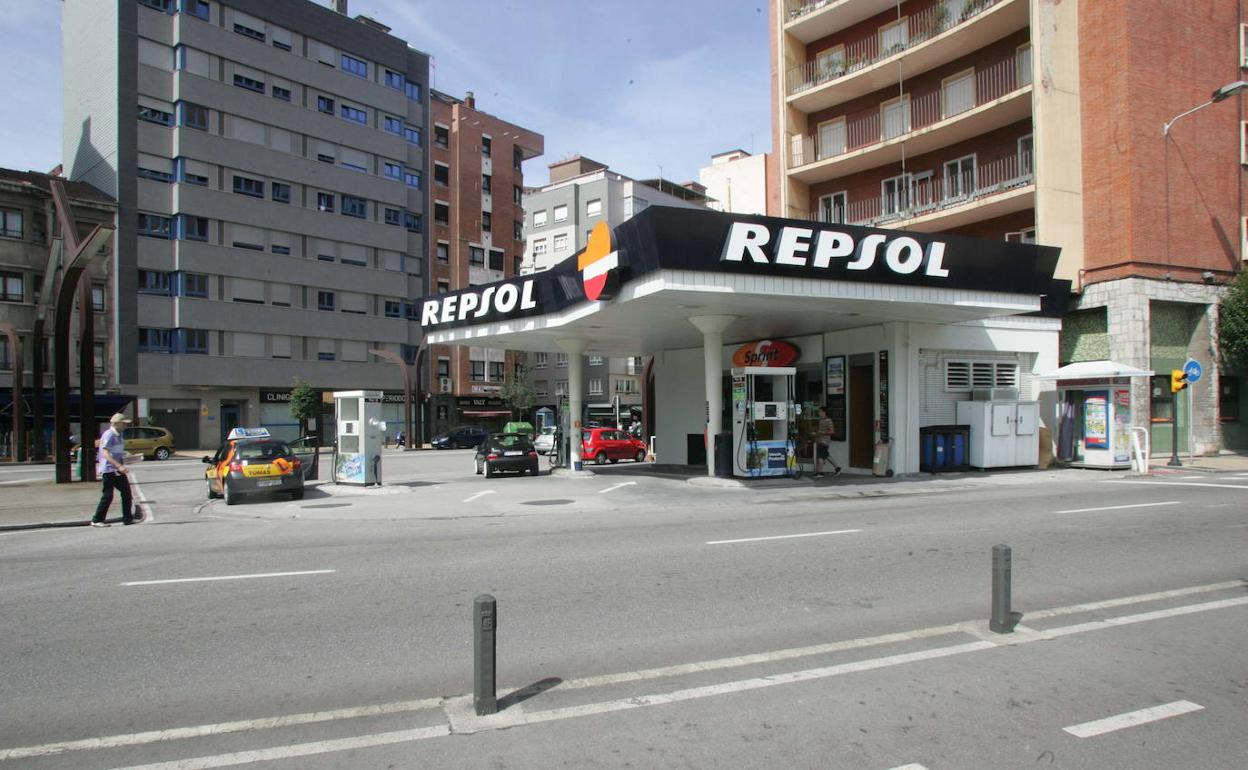 Gasolinera en Gijón