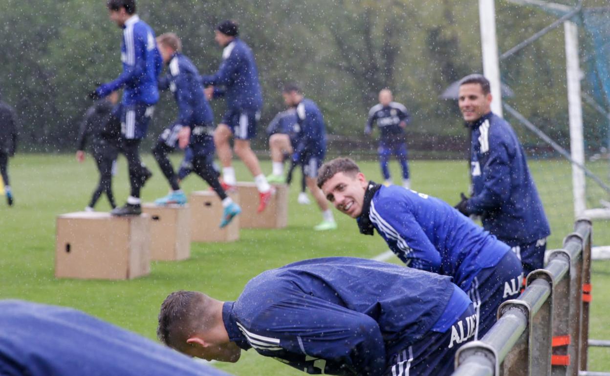 Entrenamiento del conjunto azul.