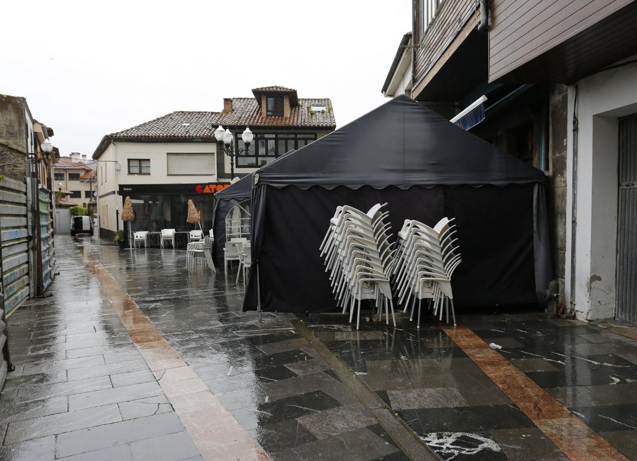 Calle donde se produjo de madrugada el violento episodio. 