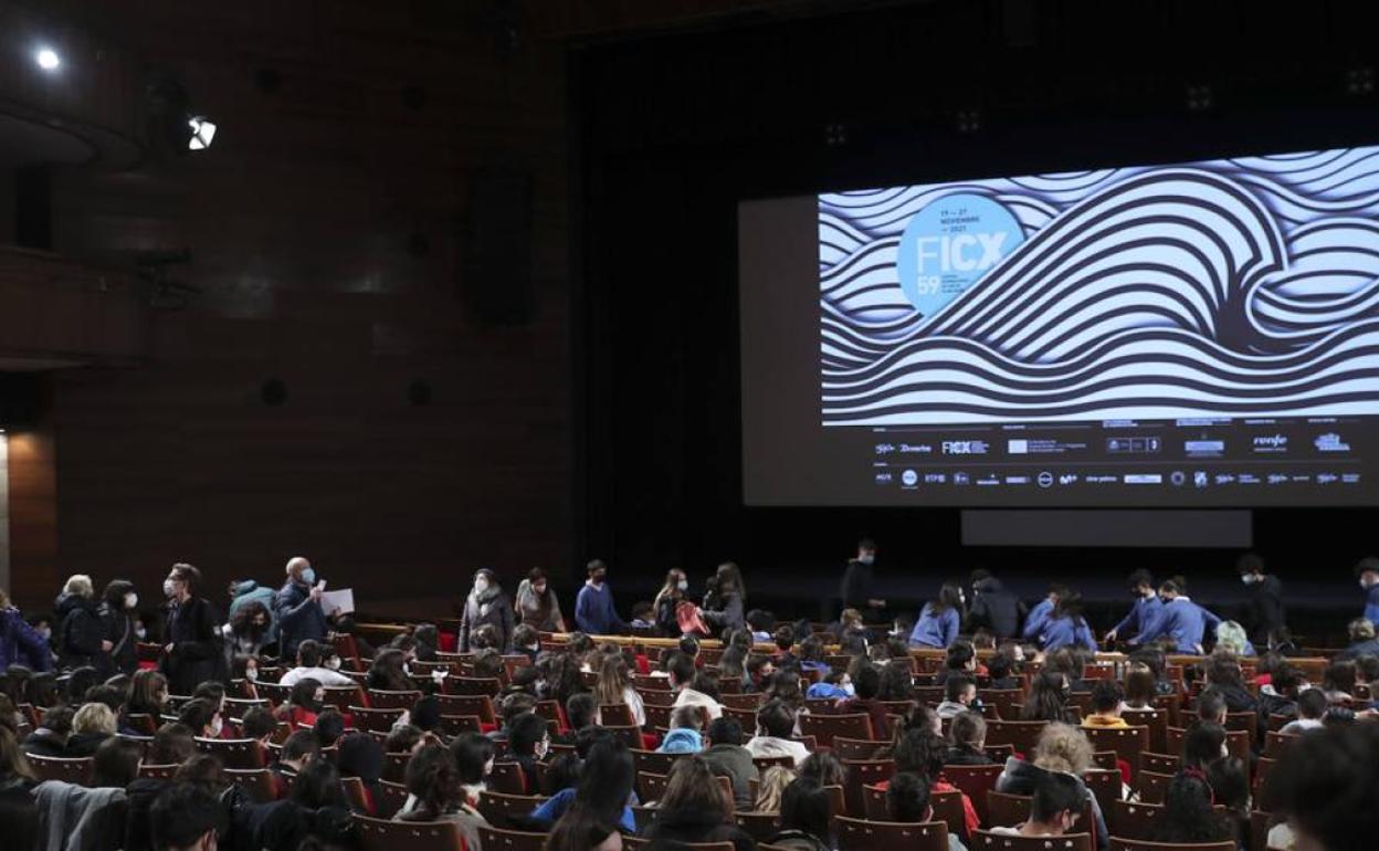 Una imagen del Festival Internacional de Cine de Gijón, en su pasada 59 edición.