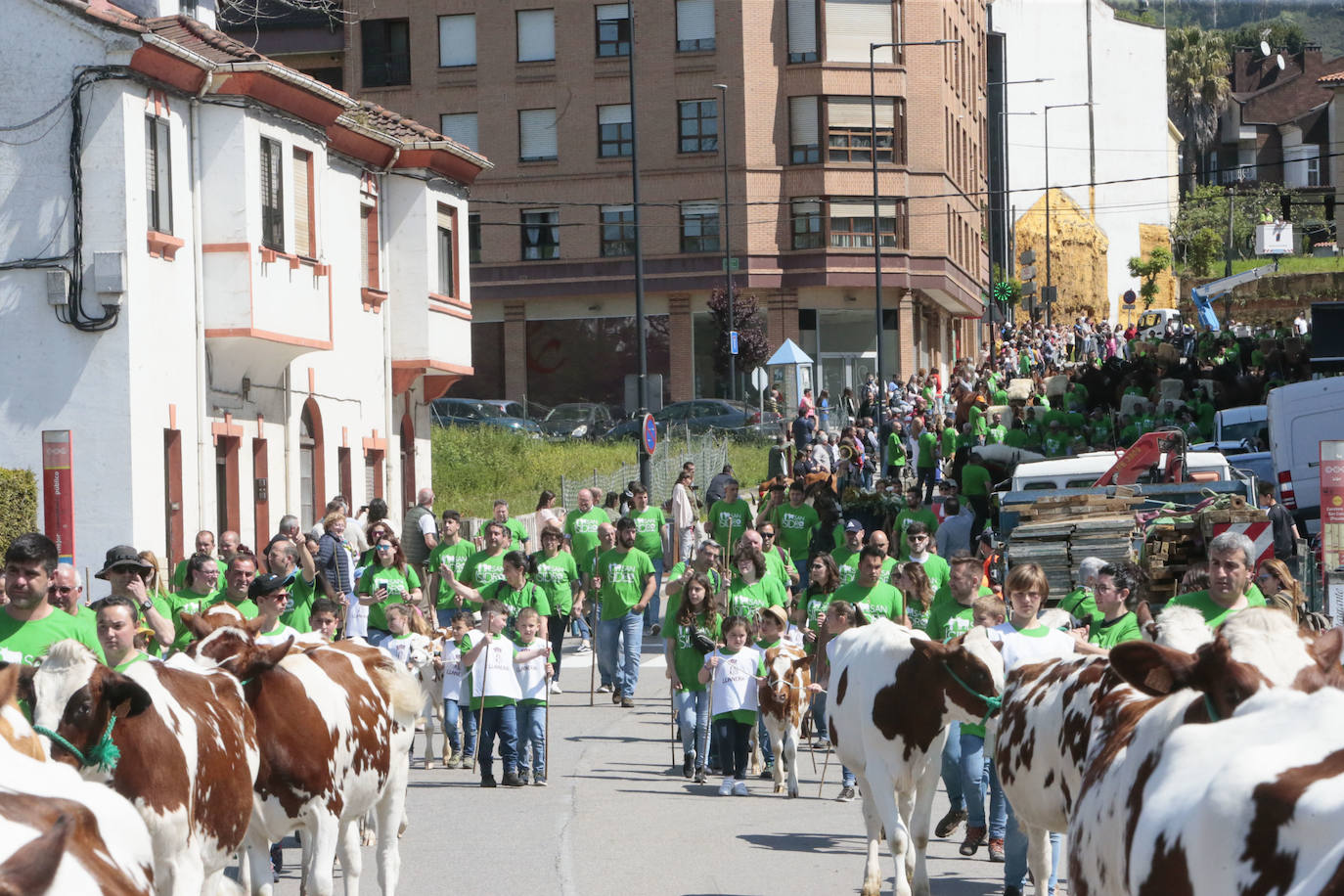 La feria ganadera se vivió este sábado con gran expectación y participación en una edición que devuelve a Llanera su identidad, tras el parón de su tradicional fiesta de San Isidro por la pandemia.