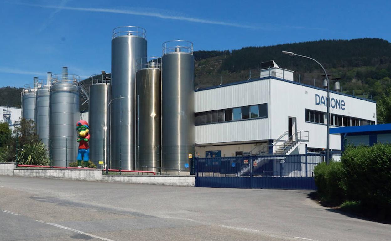 La planta de Danone, en el concejo de Salas.