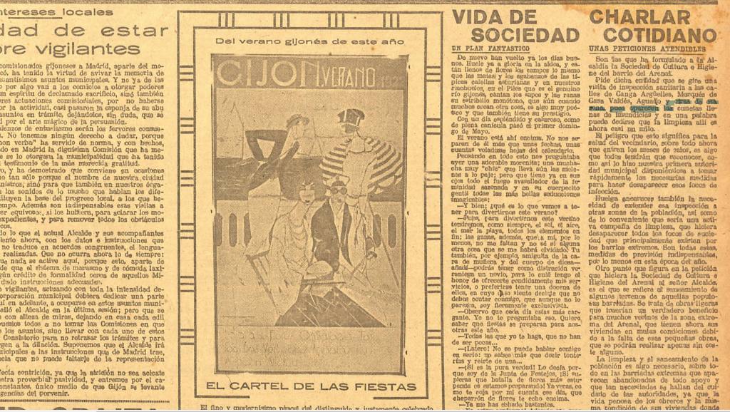 EL COMERCIO publicó el cartel en fotograbado.