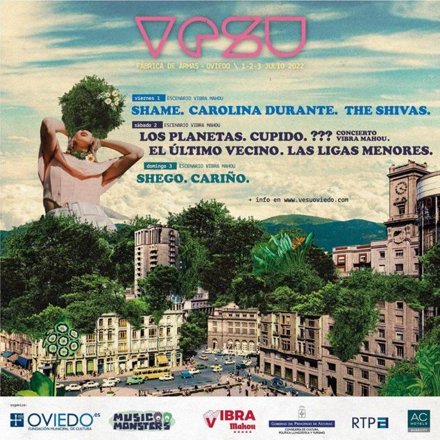 VESU: La tercera edición del festival ovetense tendrá lugar del 1 al 3 de julio en la fábrica de La Vega. Entre lo protagonistas, el grupo granadino Los Planetas, que regresarán a la capital asturiana después de 22 años, y la banda juvenil Carolina Durante.