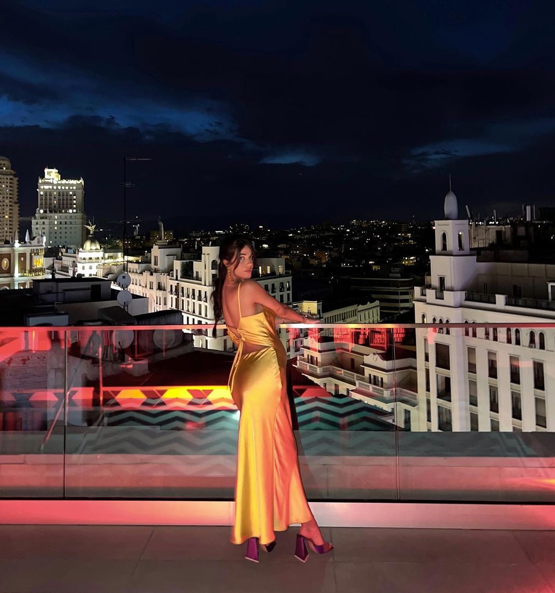 Violeta Magriñán presumió de embarazo. 