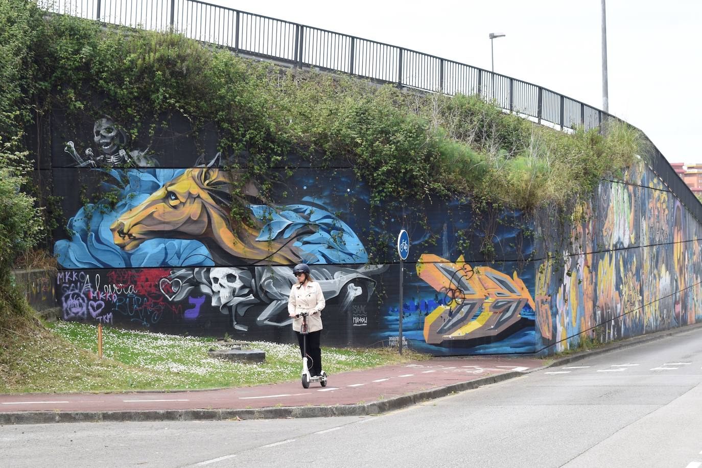 Algunas calles de Gijón se han convertido en un museo al aire libre en el que disfrutar de grafitis artísticos. Algunas de estas pinturas, muchas alejadas del vandalismo, son ya un elemento más del paisaje urbano. Sin embargo, no gustan a todo el mundo 