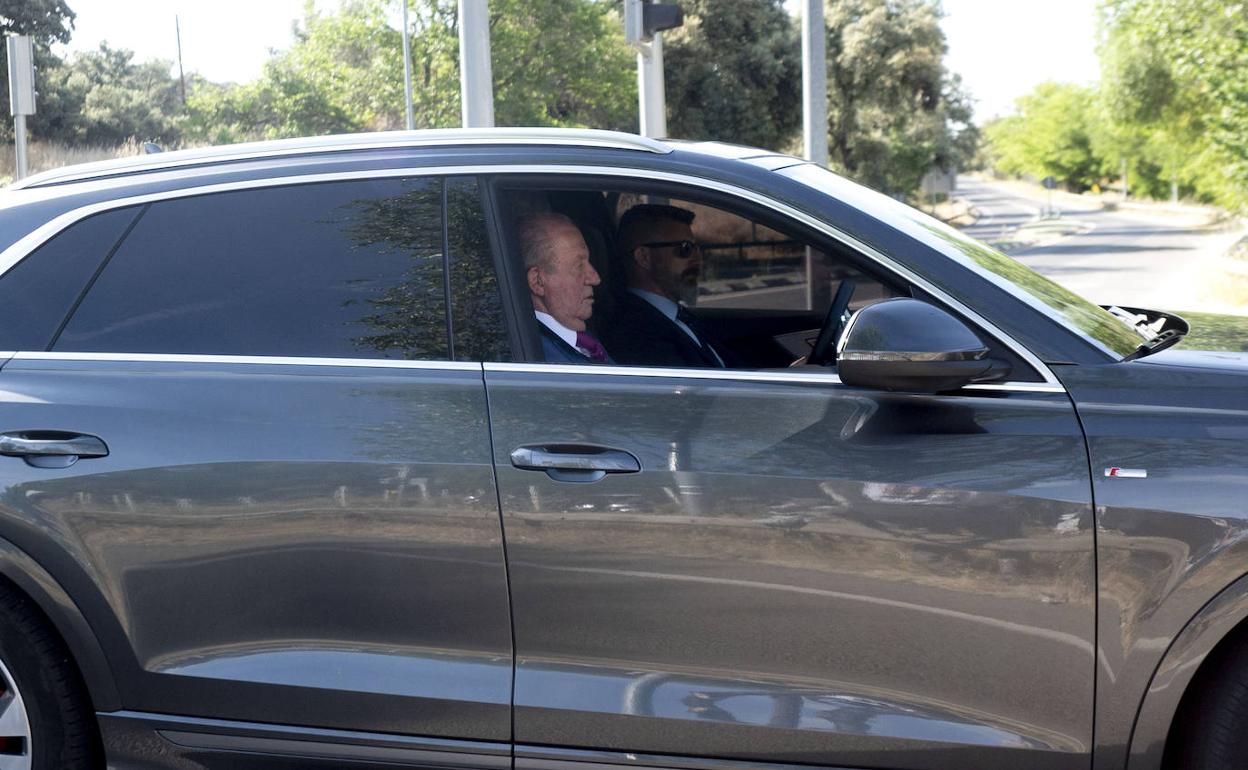 Don Juan Carlos, a su llegada a Zarzuela 