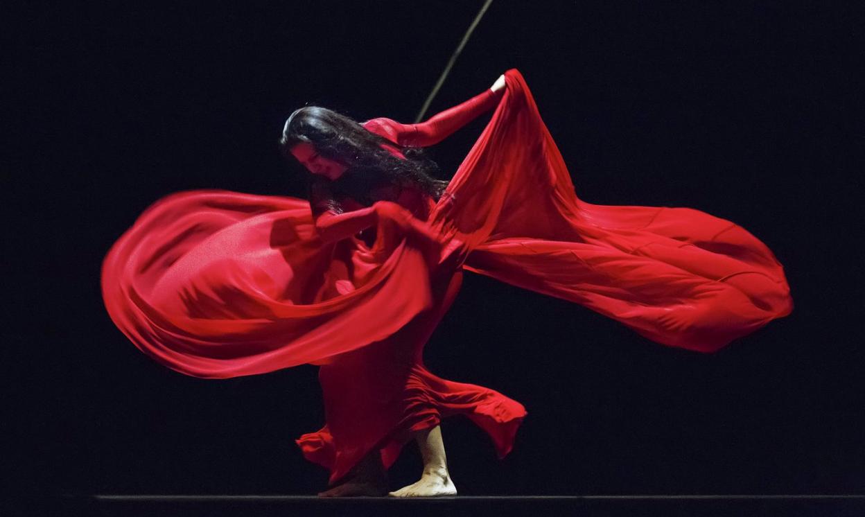 María Pagés, en una imagen del estreno de Utopía en el Centro Niemeyer. 