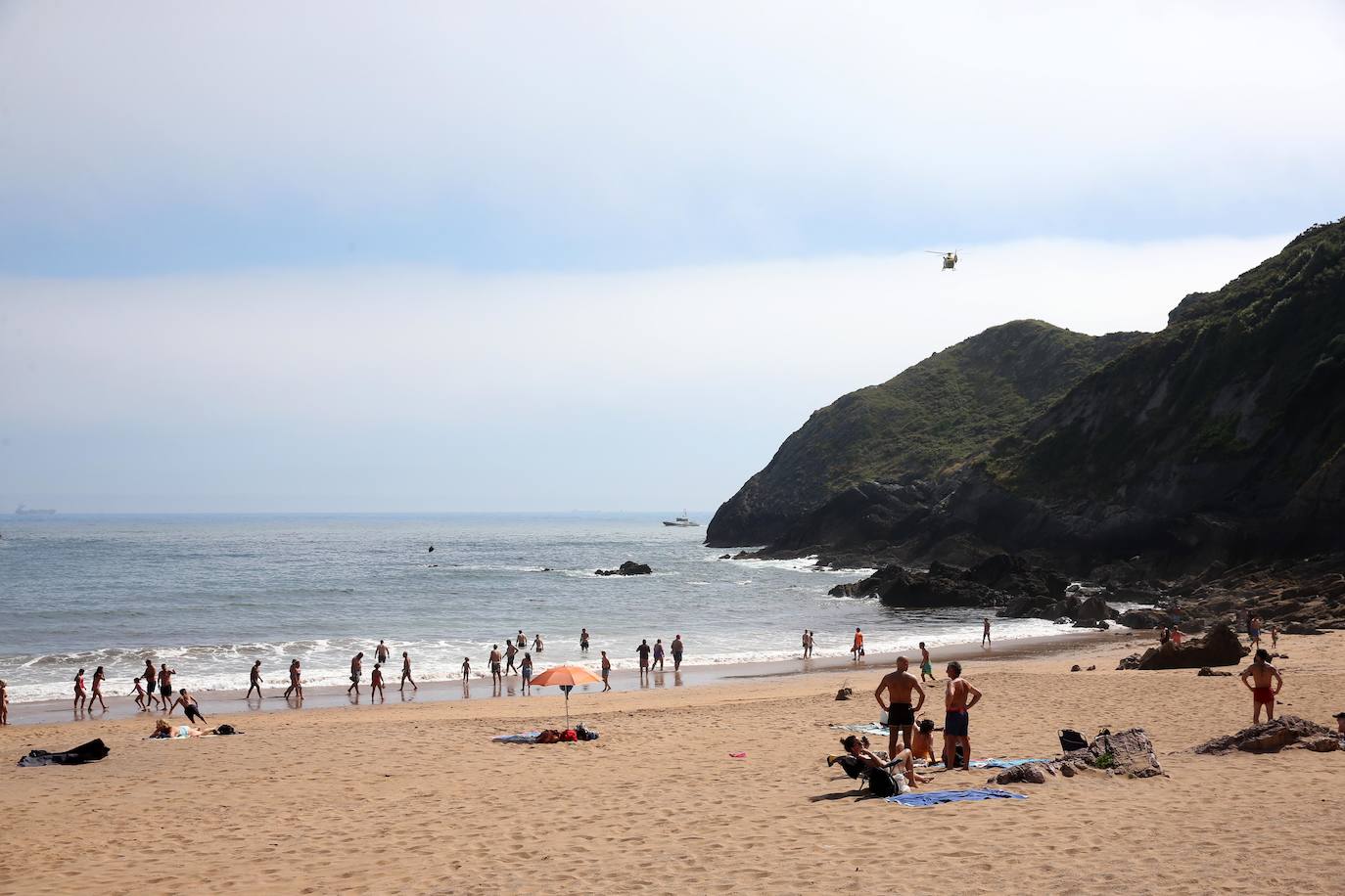 Playa Carranques en Carreño: calidad del agua excelente.