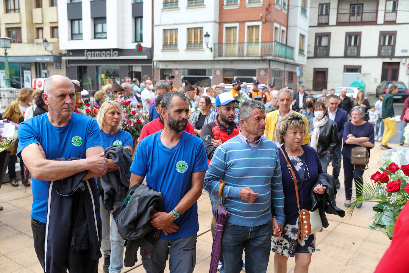 Fotos: Despedida a Jacques Sangrouber, presidente del club de esquí L&#039;esguilu de Nava