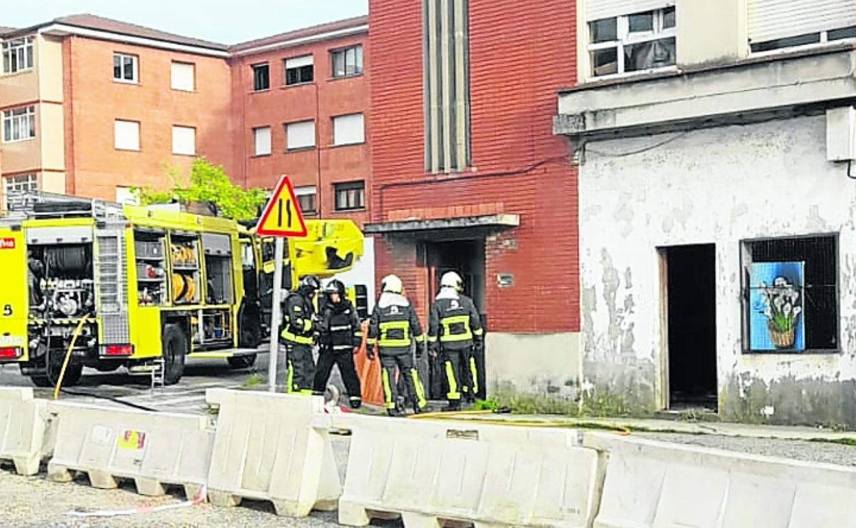 Susto en un edificio de Lugones