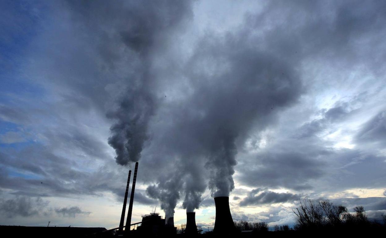 Emisiones de una central térmica europea.