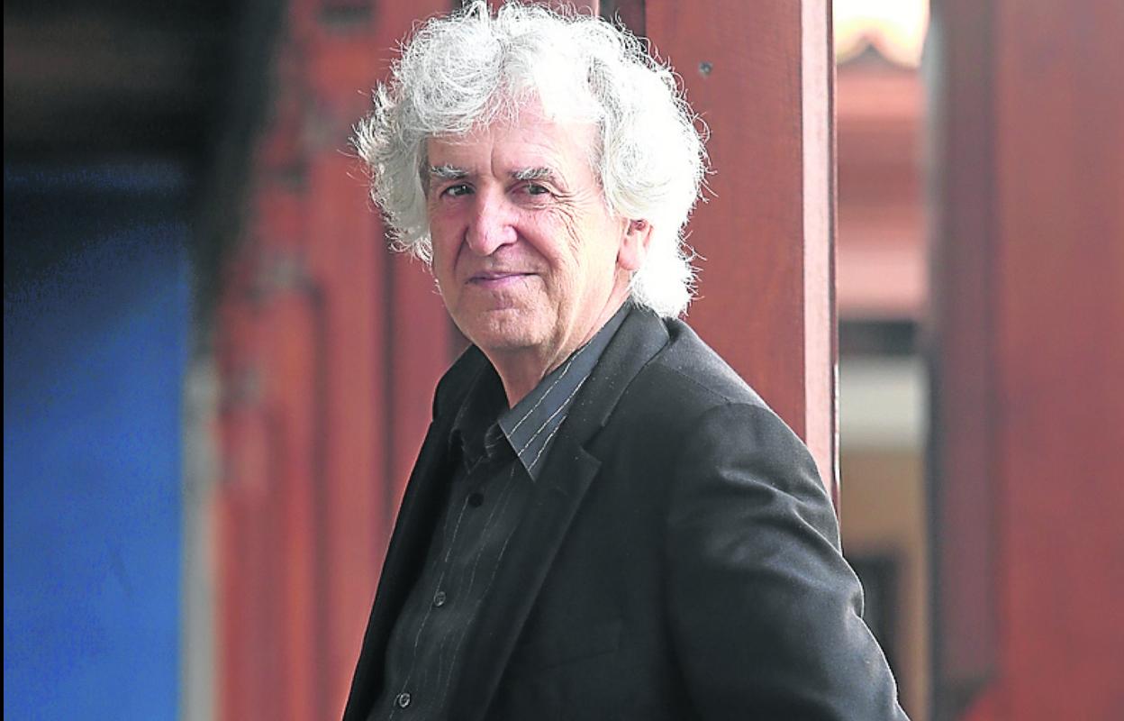 Juan Luis Arsuaga, ayer, en el Reconquista. 