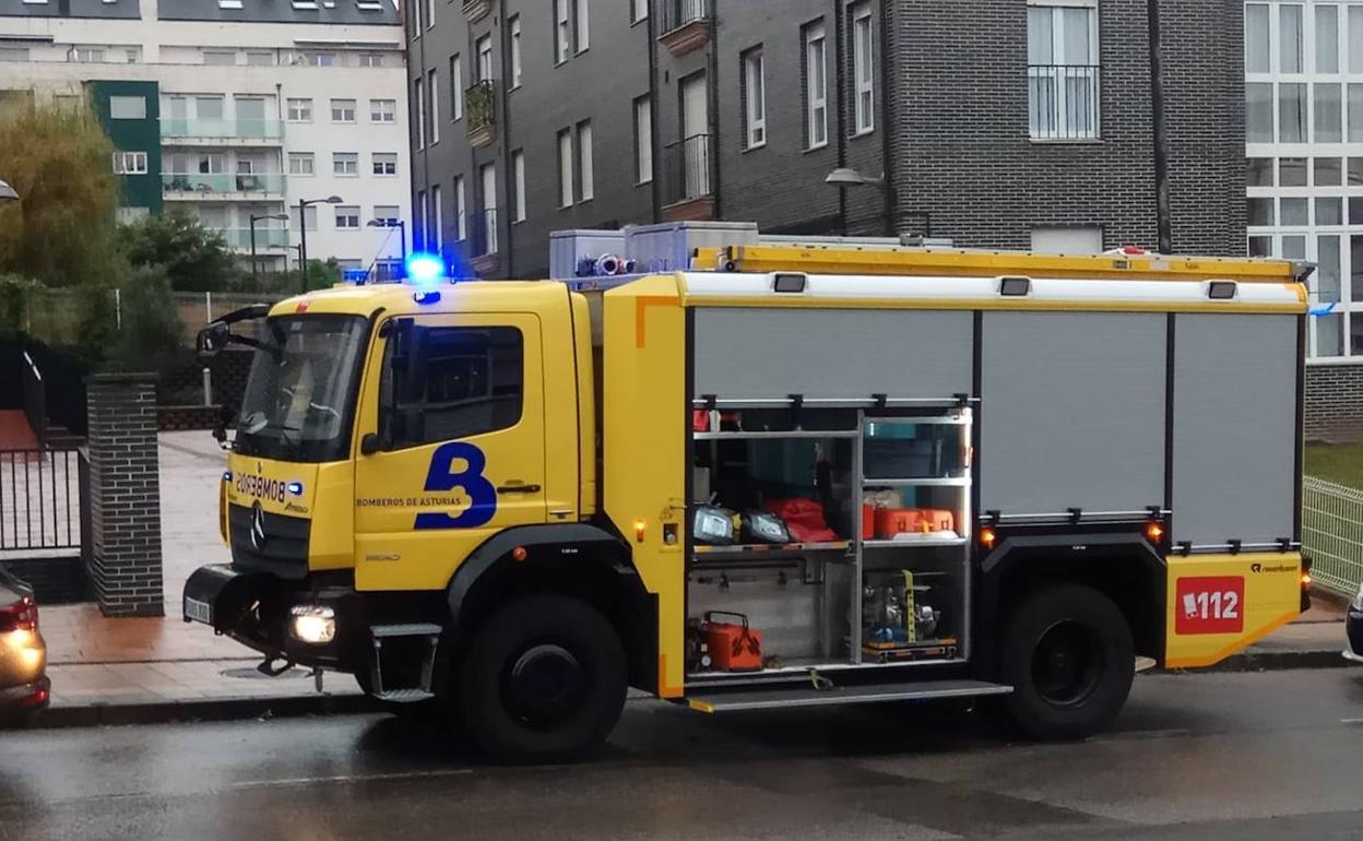 Tres heridos en un accidente de tráfico en Laneo, en Salas