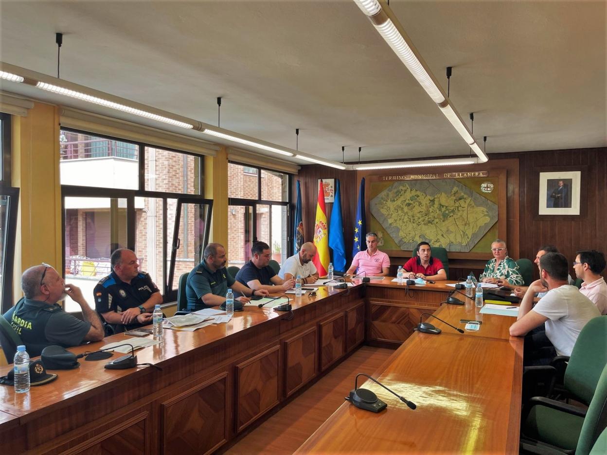 La reunión de seguridad de cara a la celebración de Exconxuraos. 