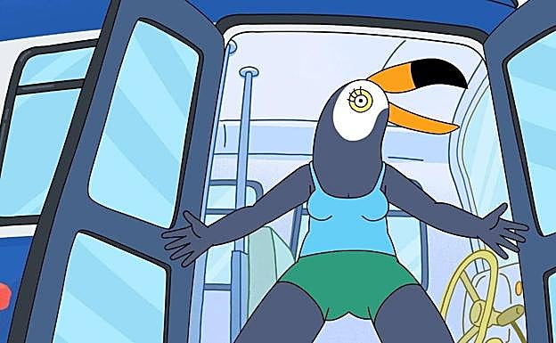 Una de las aves protagonistas. 